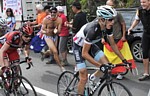 Frank Schleck pendant la dix-neuvime tape du Tour de France 2011